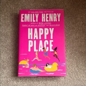 Happy Place by Emily Henry - Pink Cover